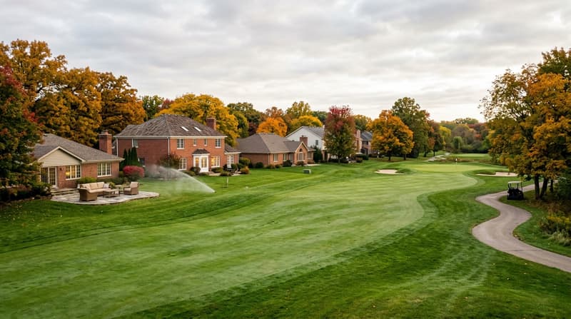 Cress Creek, Naperville, IL, illustrative neighborhood scene