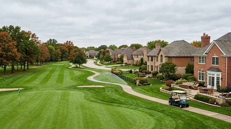 White Eagle, Naperville, IL, illustrative neighborhood scene