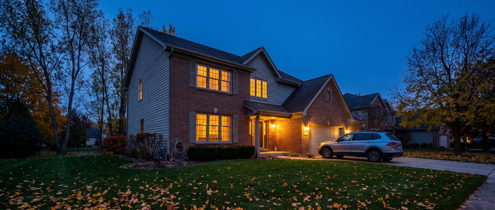 Illinois, illustrative scene of a typical home