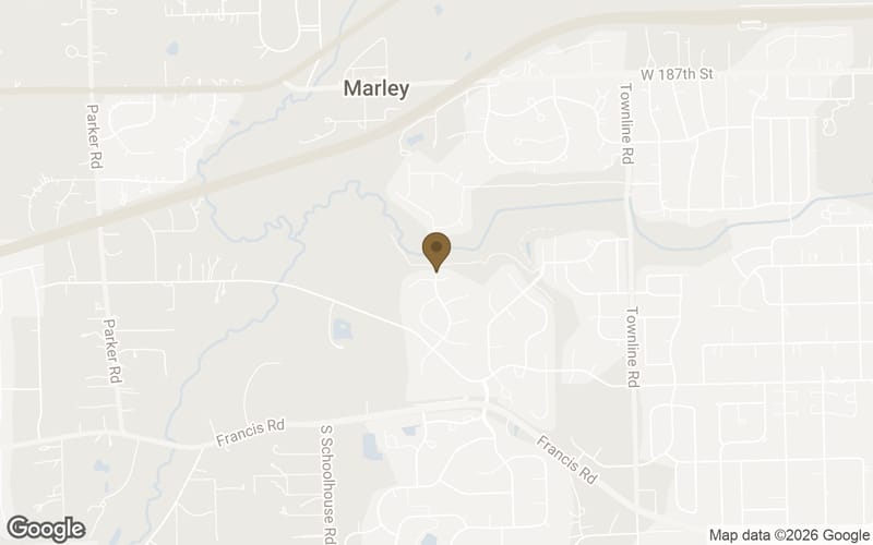 Map of Whisper Creek in Mokena