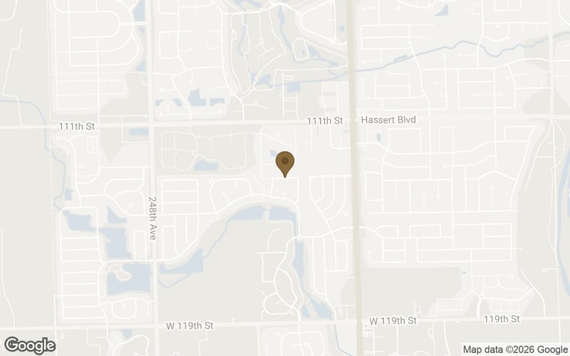 Map of West Highlands in Naperville