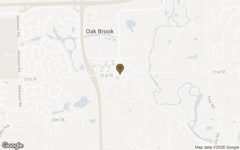 Map of Hunter Trails in Oak Brook